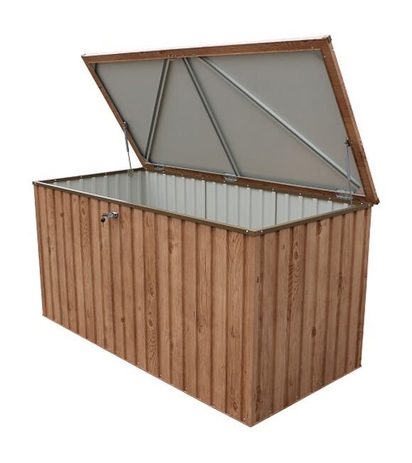 Záhradný úložný box 195 x 91 x 94 cm, 1450 l - dekor dub DURAMAX 71245