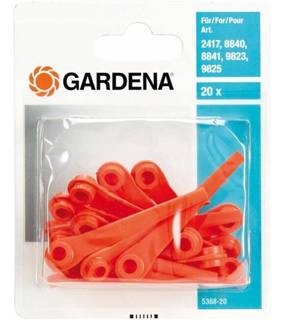 Gardena náhradné nožíky pre accu-trimmer 8840, 8841, 2417 (20 ks), 5368-20