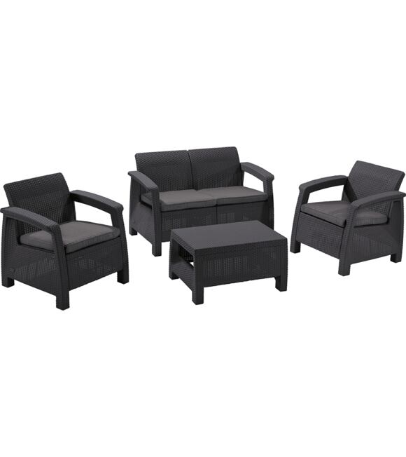 Corfu set Súprava záhradného nábytku, grafit KETER 17/410