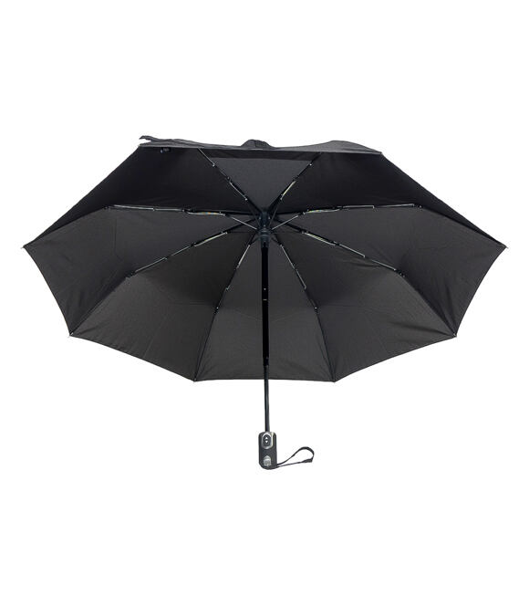 Plne automatický vetruodolný dáždnik čierny Carbonsteel Magic Doppler 744766