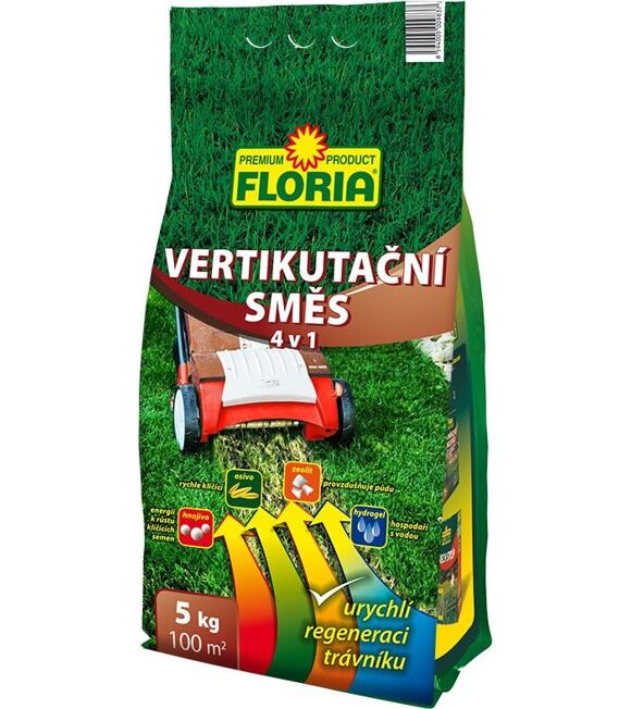 Floria Vertikutačná zmes 4v1 5 kg AGRO 008235