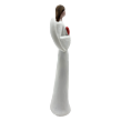 Anjel biely s červeným srdcom 21 cm Prodex JY21101104
