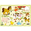 Puzzle na doske „Detské motívy“, 12 kusov WOODY 102190252