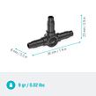 MDS T-kus 4,6 mm GARDENA 13211-20