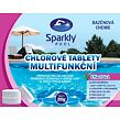 Chlórové tablety do bazéna 5v1 multifunkčné 200 g 10 kg SPARKLY POOL