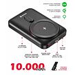 Powerbanka 10 000 mAh, 22,5 W, PD, integrované káble USB-C a Lightning, čierna SWISSTEN 22013933