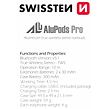 Alupods Pro Bluetooth Slúchadlá TWS SWISSTEN 54300300
