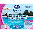 Chlórové tablety do bazéna 6v1 multifunkčné 200 g 10 kg SPARKLY POOL